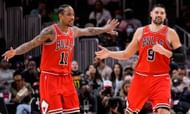 Chicago Bulls stars DeMar DeRozan and Nikola Vucevic