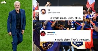 "An absolute masterclass", "He's on a mission" - Fans laud France star's 'world-class' display in 2-0 win against Morocco
