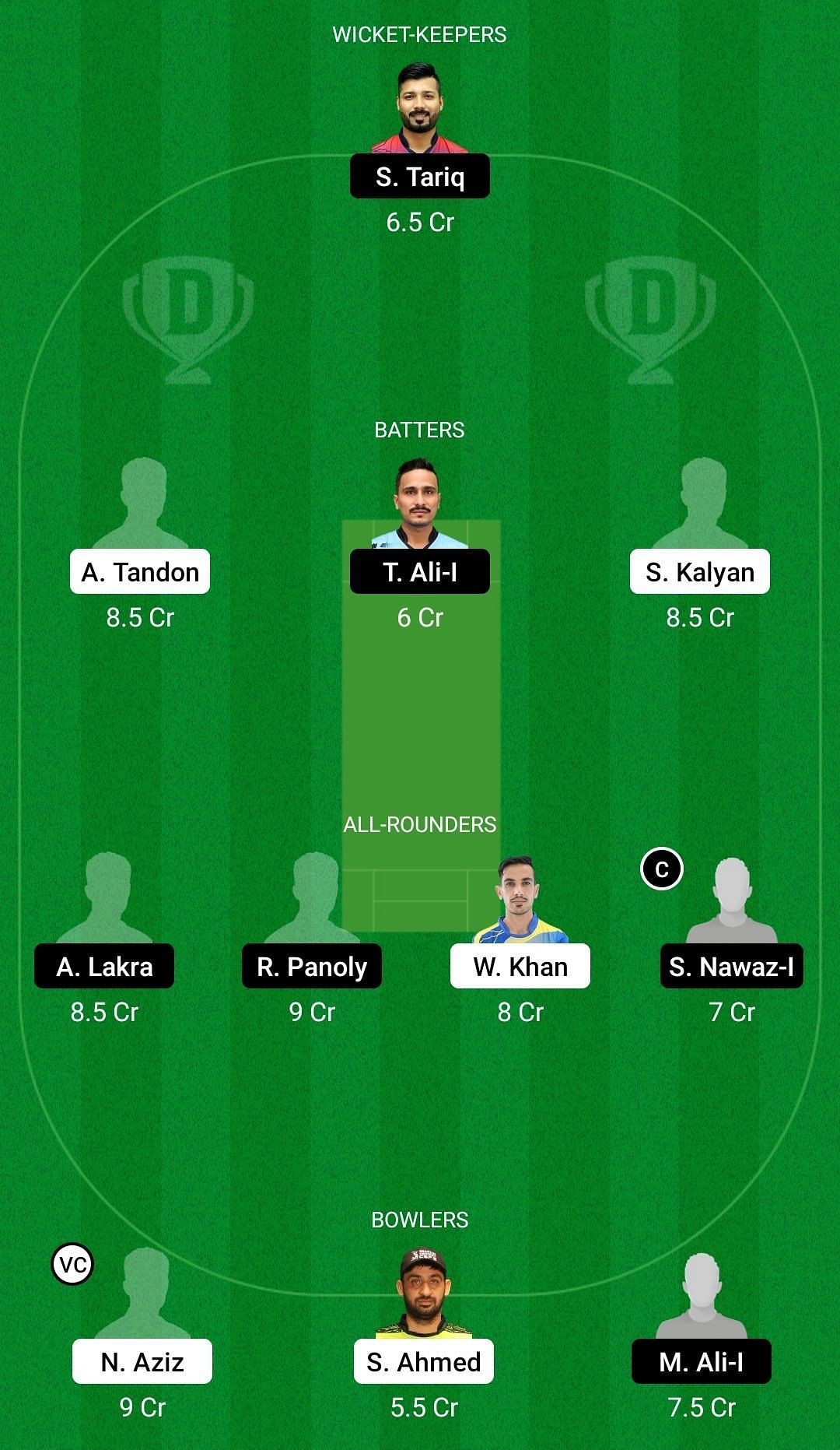 AJM vs DUB Dream11 Prediction Team, Grand League