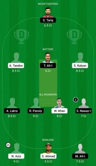 AJM vs DUB Dream11 Prediction Team, Grand League