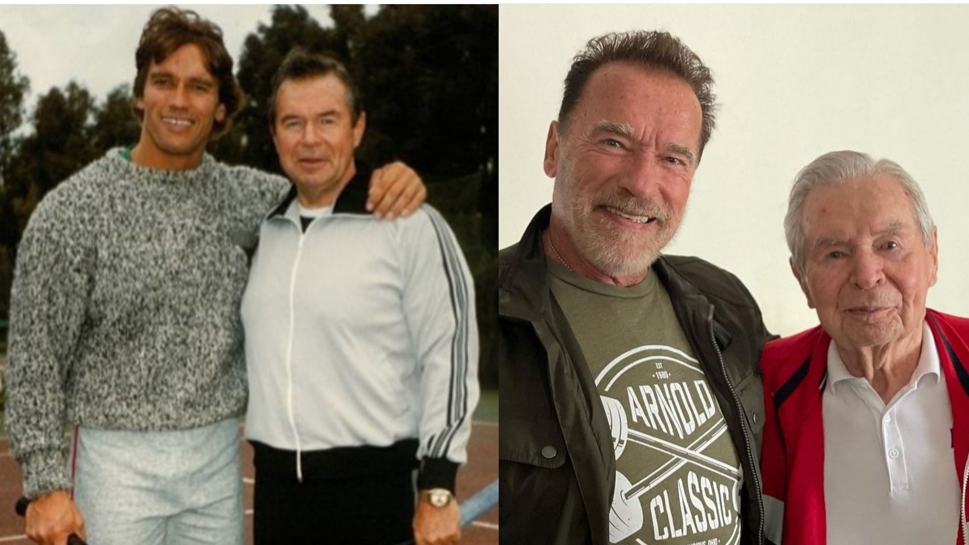 Arnold Schwarzenegger and Jim Lorimer (Image via Arnold Schwarzenegger/Instagram)