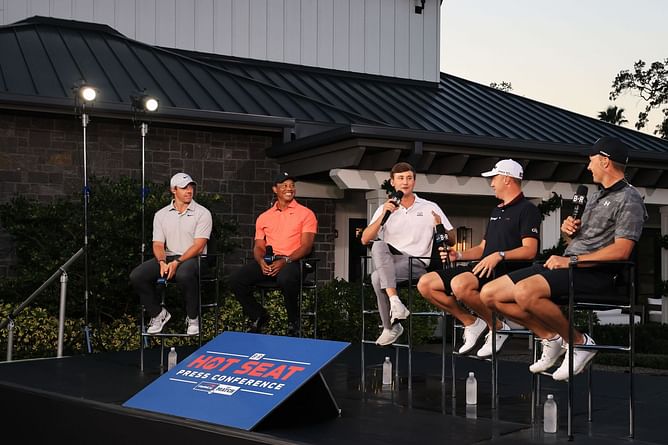 Rory McIlroy, Jordan Spieth, and Justin Thomas recall their first encounter with Tiger Woods