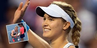 Watch: Eugenie Bouchard makes young fan's day by writing her a note