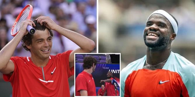 "When he grabbed my shorts, thought it was all over" - Taylor Fritz jokes about knocking out Frances Tiafoe after he tries to pants him at United cup
