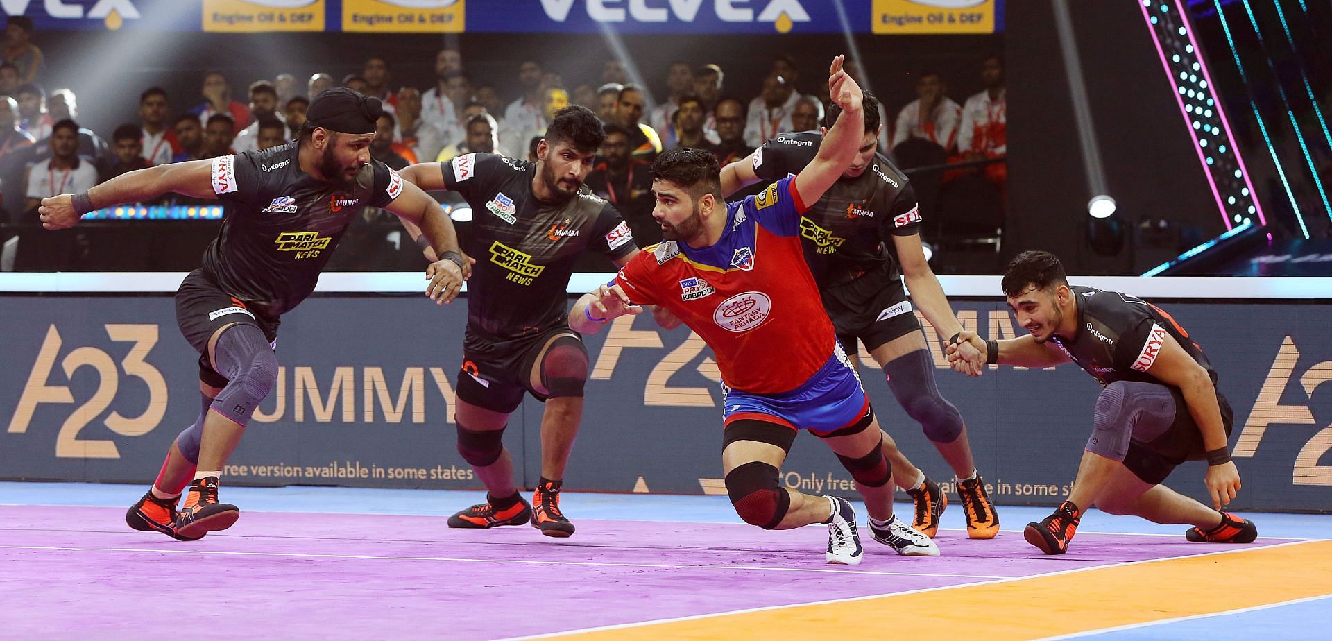 Pardeep Narwal&#039;s Super 10 guided UP Yoddhas to a 10-point win (Image: PKL)