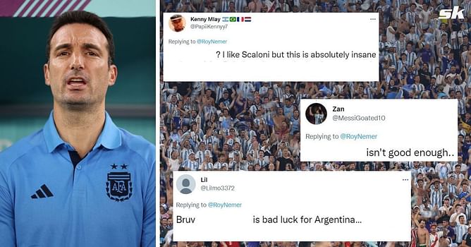 "Bad luck for Argentina" - Fans furious with Scaloni as player who 'isn't good enough' is named in Argentina XI to face Australia in FIFA World Cup