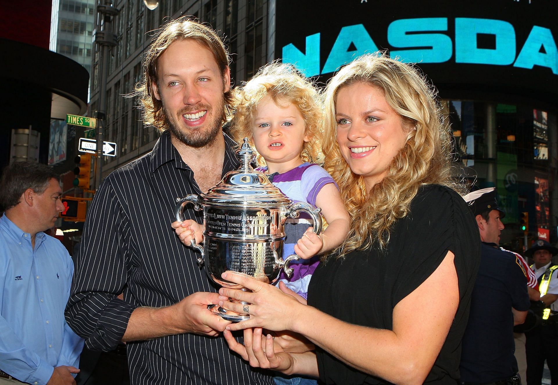 US Open Champion Kim Clijsters in Time Square