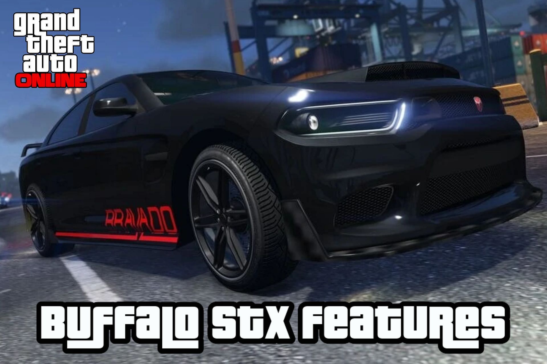 The Buffalo STX is one of the best all-around vehicles in GTA Online (Image via Rockstar Games)