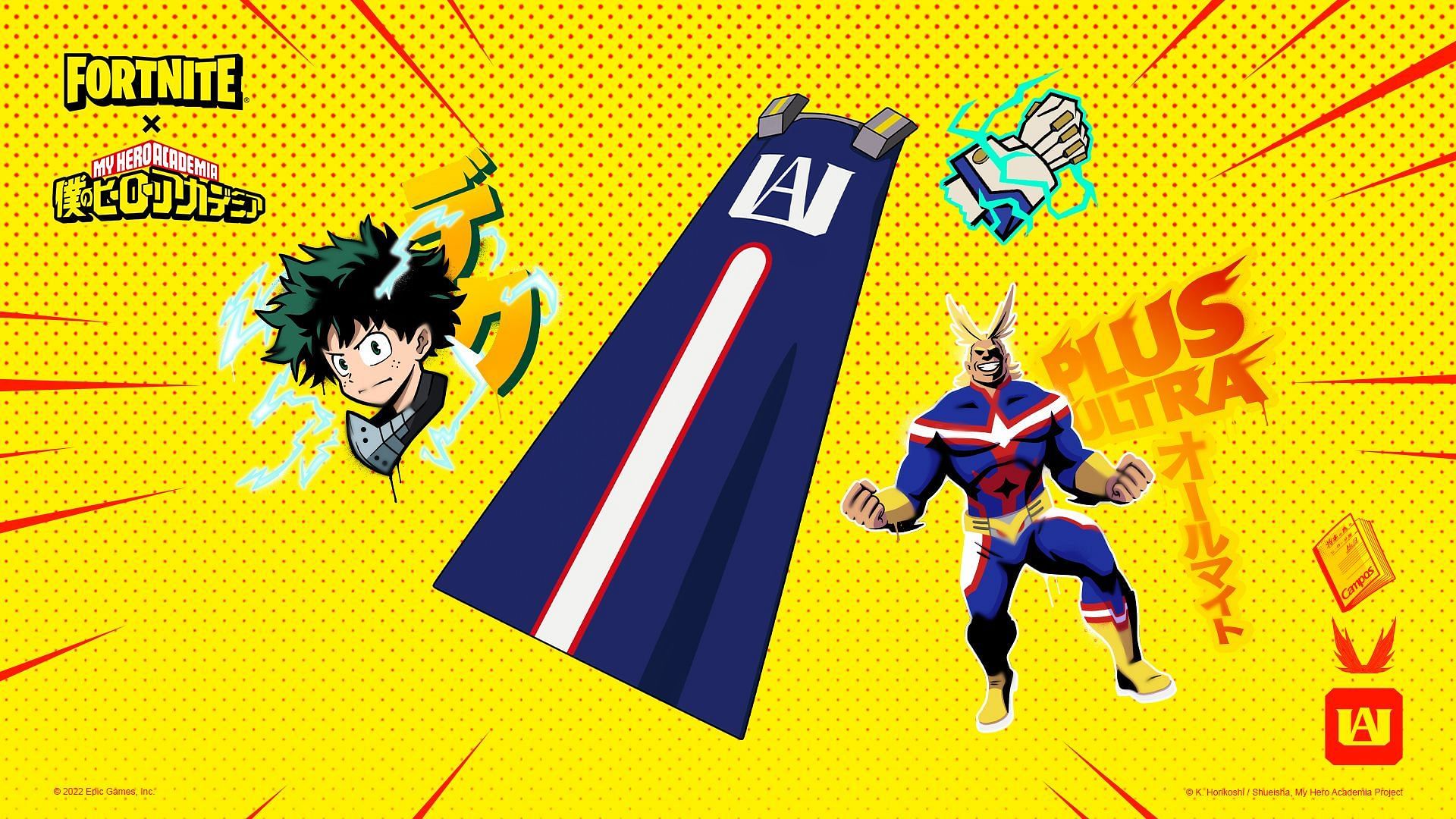 Players can get free rewards upon completion of My Hero Academia Quests (Image via Epic Games)