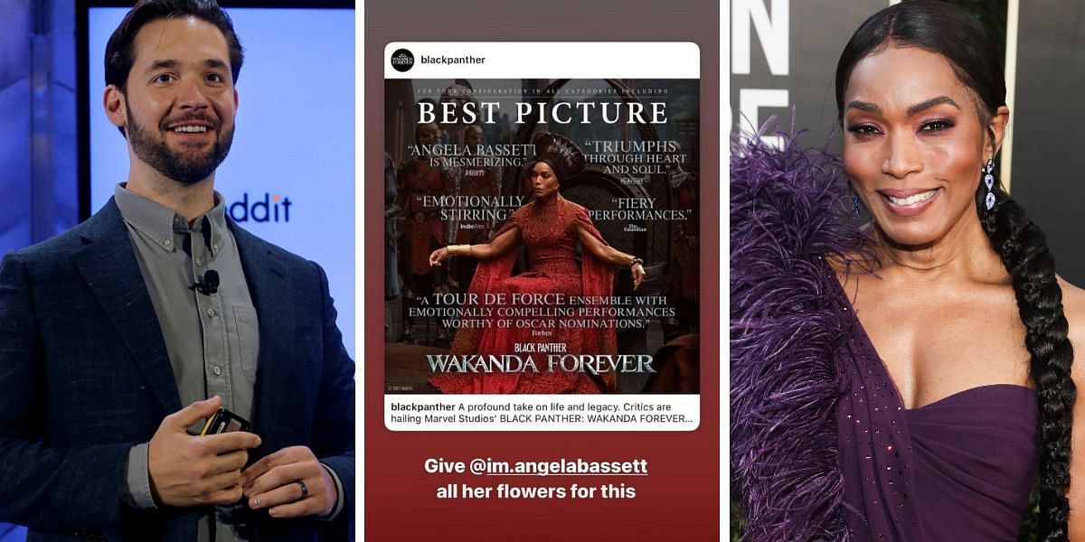 Alexis Ohanian&#039;s Instagram story on Angela Bassett.