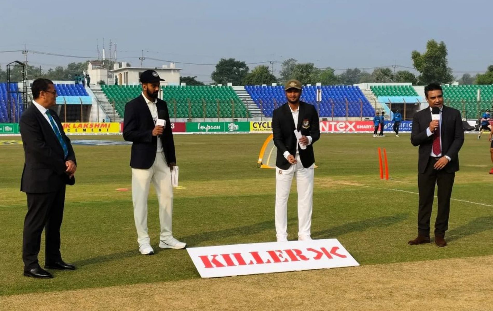 India and Bangladesh are battling it out in a two-Test series. (Pic: Twitter)