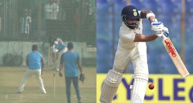 BAN vs IND: पहली पारी में फ्लॉप होने के बाद विराट कोहली ने शुरू किया कड़ा अभ्यास, सोशल मीडिया पर वायरल हुई तस्वीर