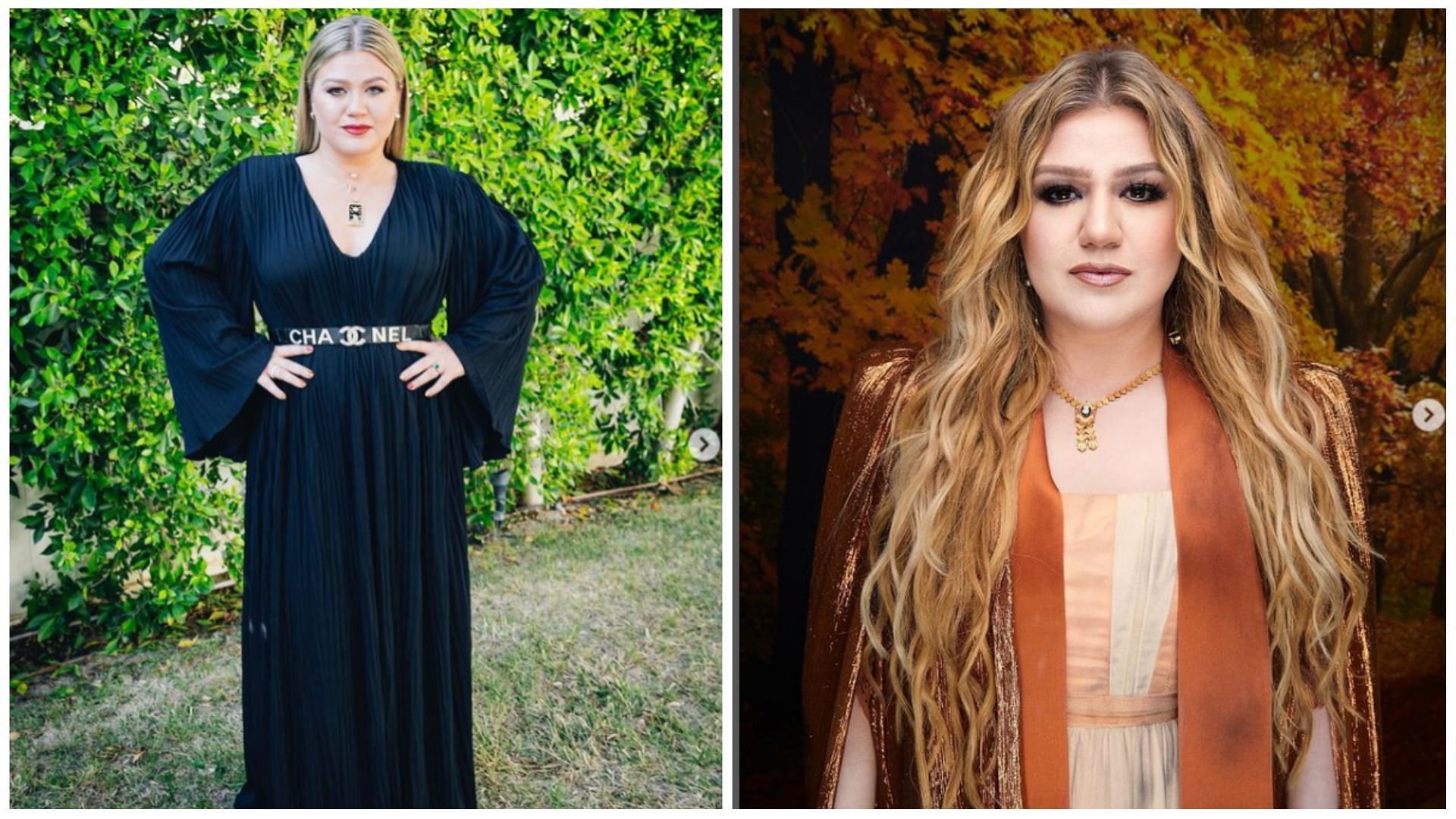 Kelly Clarkson weight loss transformation. (Image via Instagram/Kelly Clarkson)
