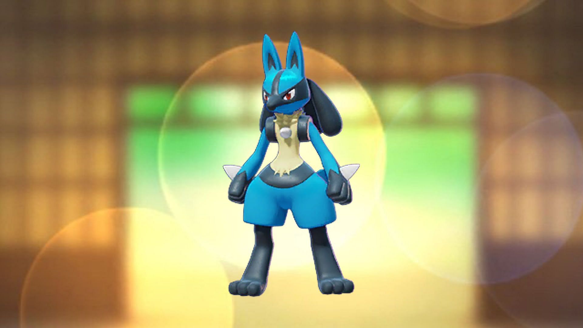 A Fighting-type like Lucario can effectively counter Glaceon in Pokemon GO (Image via The Pokemon Company)