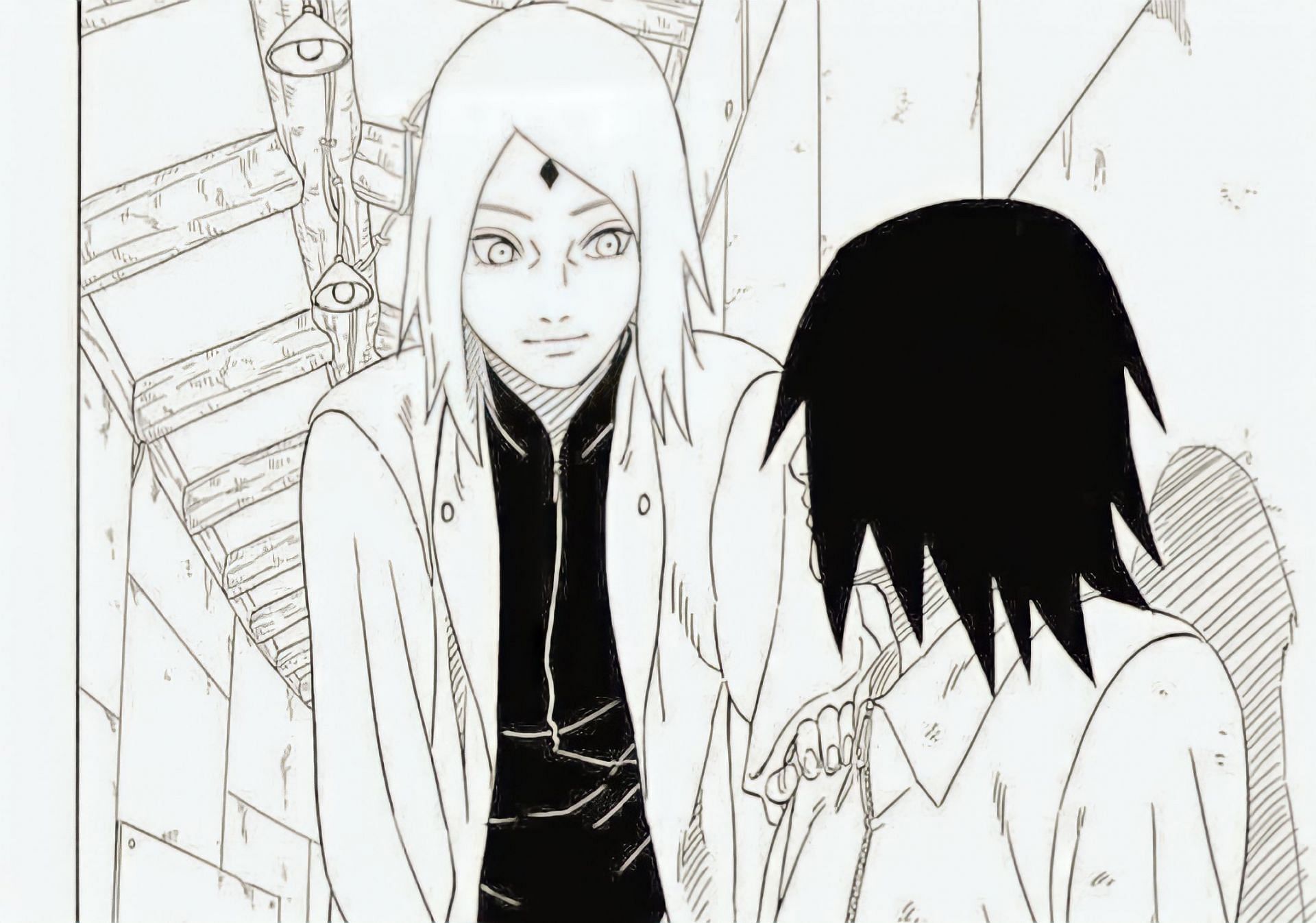 Sasuke Et Sakura Dans Sasuke Retsuden (Image Via Masashi Kishimoto/Shueisha)