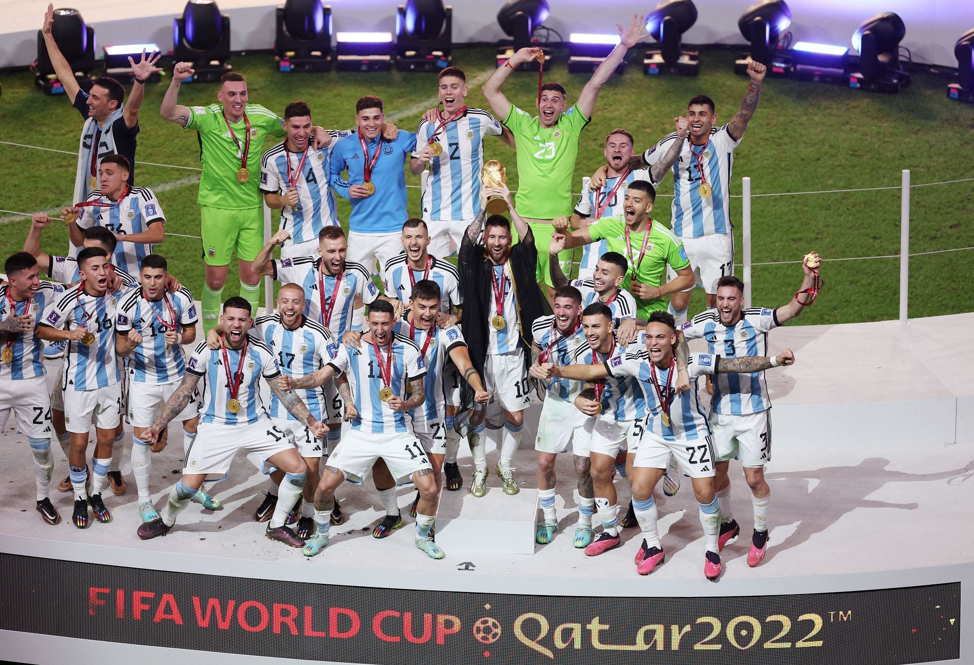 Argentina beat France in the FIFA World Cup final to win the trophy