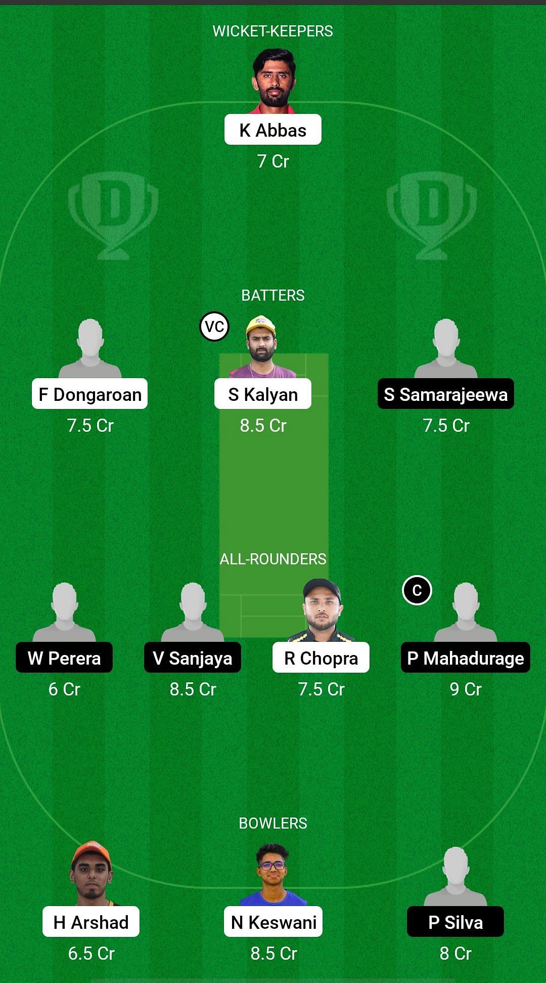 ACE vs SRL Dream11 Prediction - CBFS T10 League