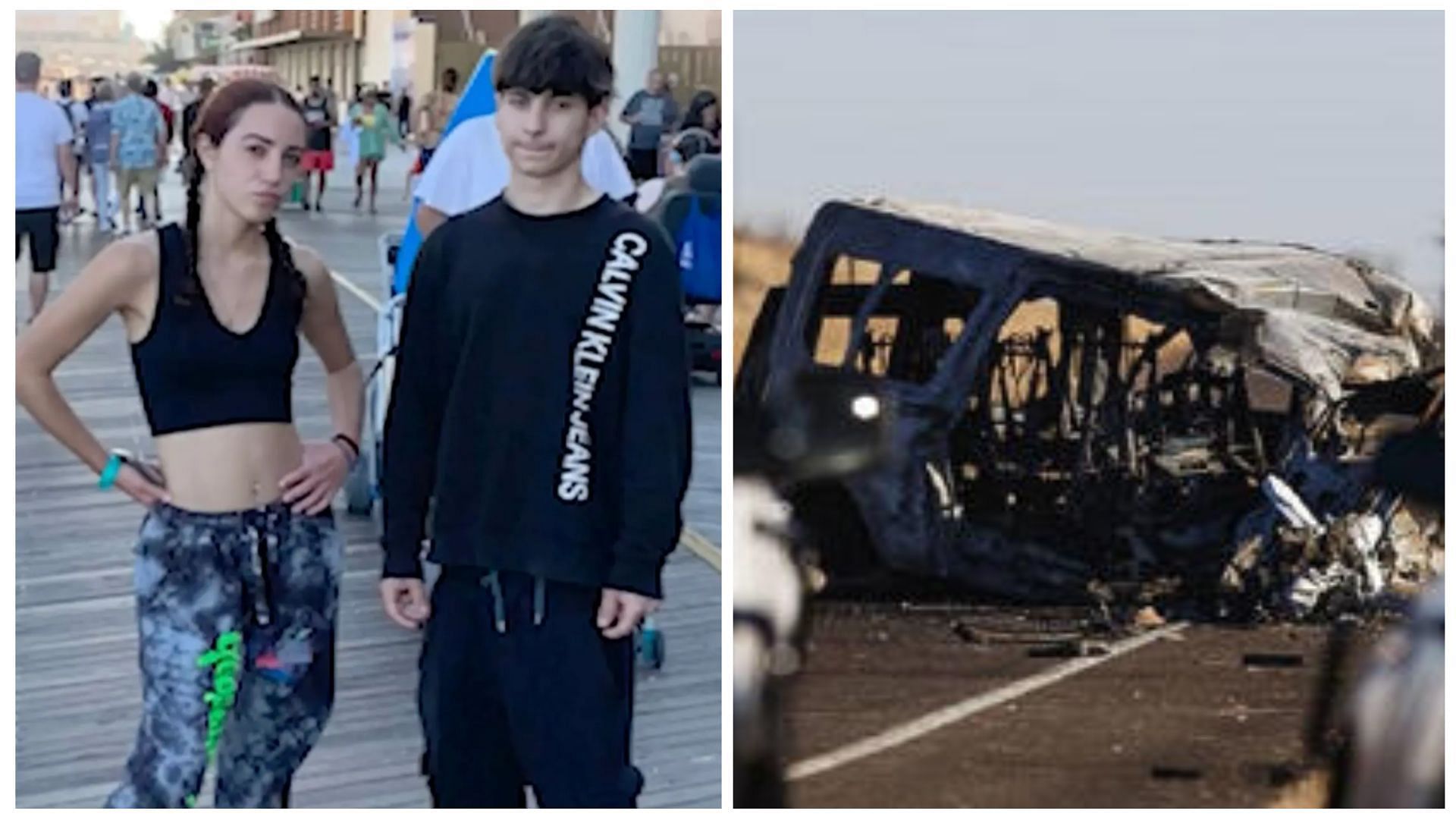 Cem Gunes only had a learners permit while behind the wheel of the car (images via victim