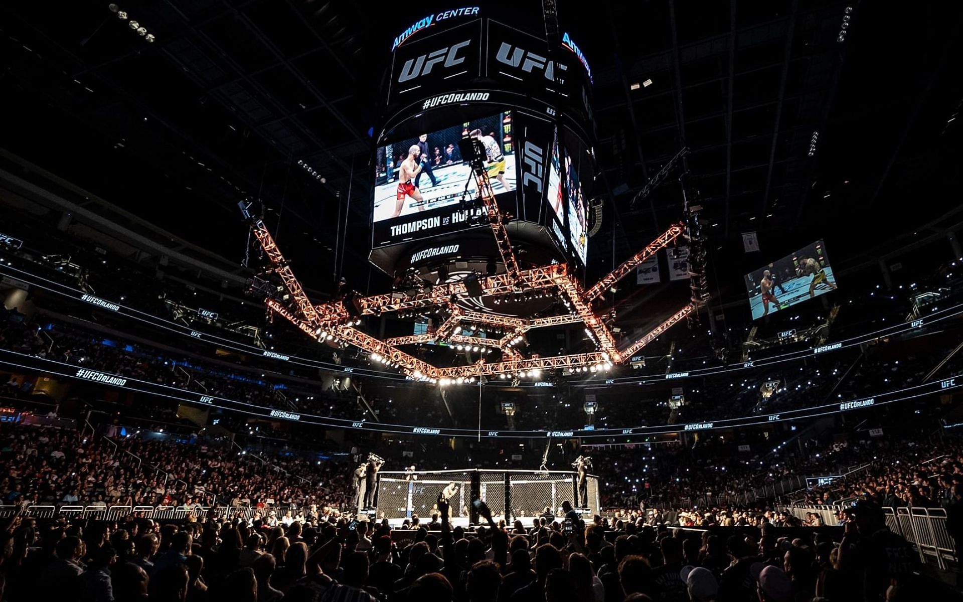 The Amway Center during UFC Orlando