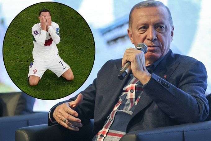 Erdogan makes unfounded claim Ronaldo 'banned' at World Cup for