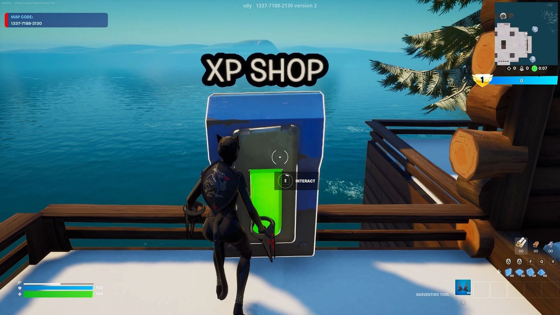 You will have to enter the XP Shop for the next step (Image via Epic Games)