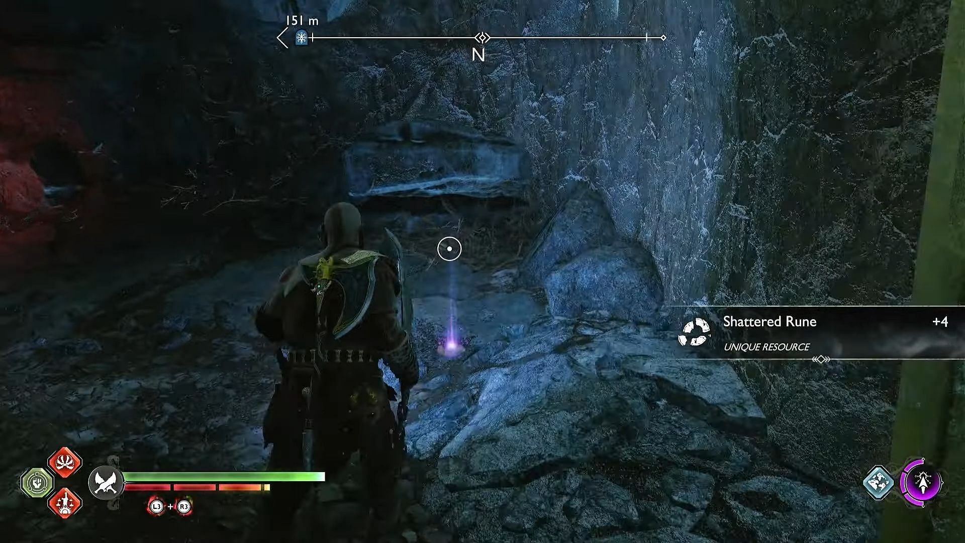 The artifact, indicated by a purple glow on the ground (Image via YouTube/ZaFrostPet)