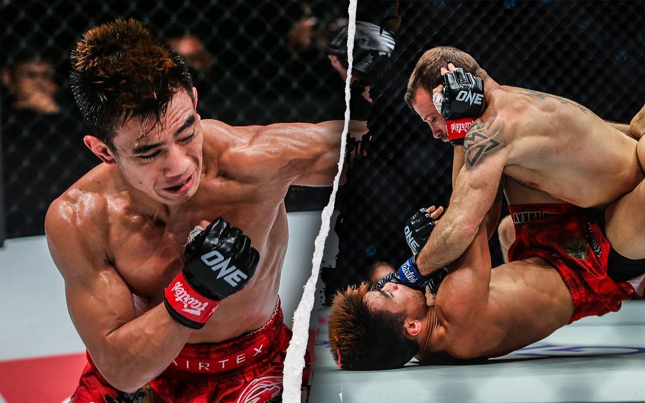 (left) Joshua Pacio and (right) Jarred Brooks at ONE 164 [Credit: ONE Championship]