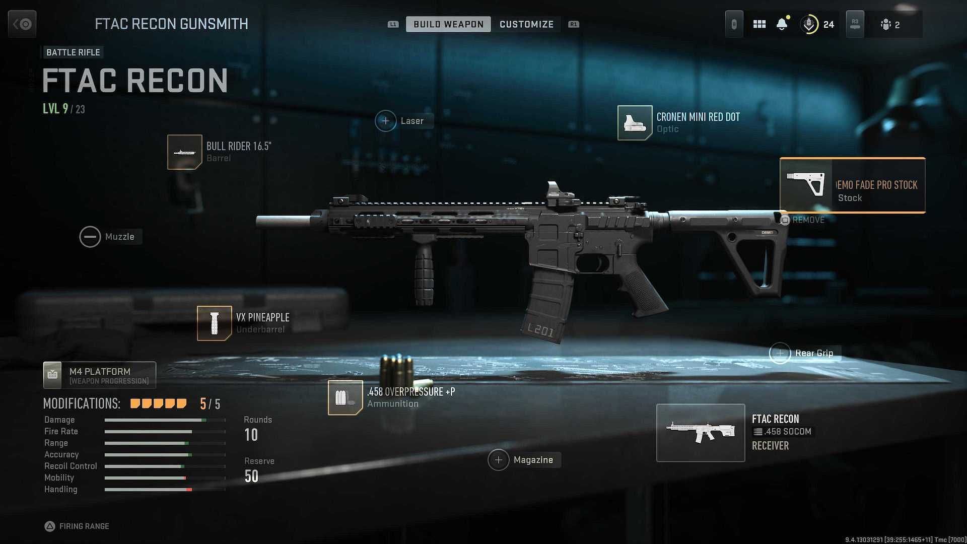 FTAC Recon loadout in MW2 (Image via Activision)