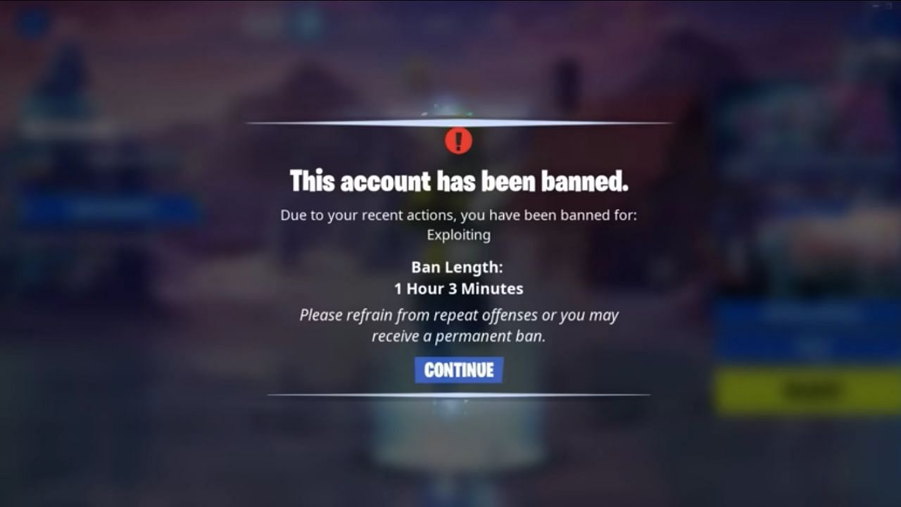 Epic handed out several bans (Image via GKI on YouTube)