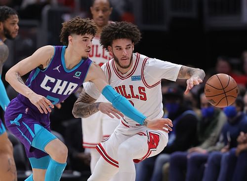 LaMelo Ball and Lonzo Ball