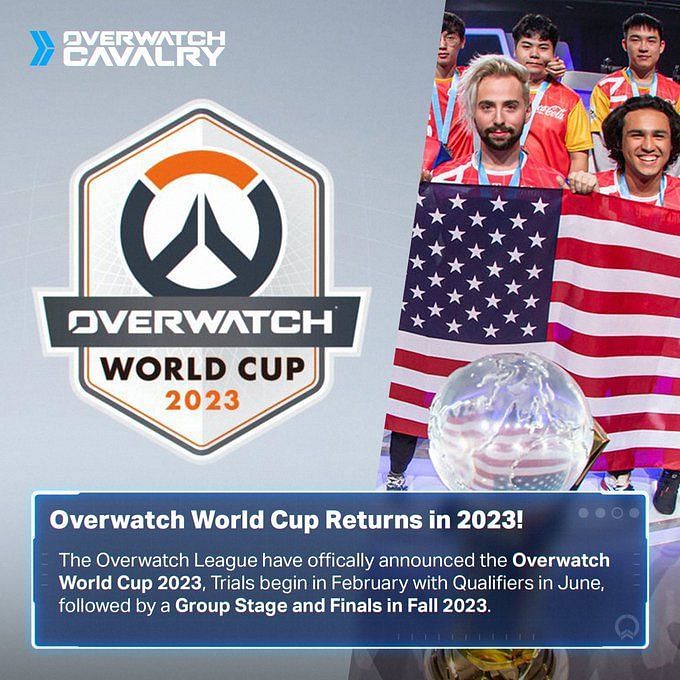 Overwatch World Cup 2023 - Full Schedule, Tournament Stages, And More