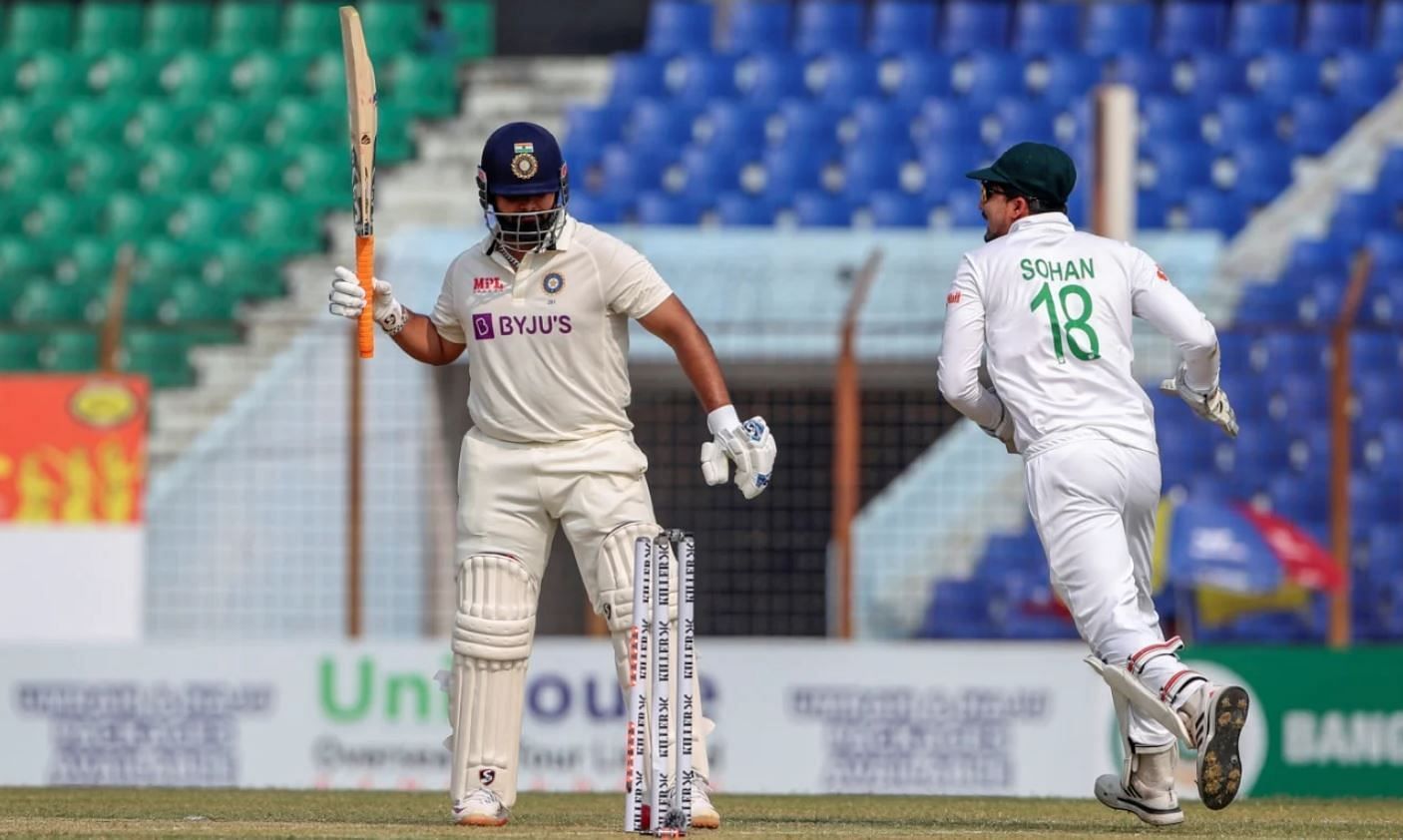 ऋषभ पंत ने बांग्लादेश के खिलाफ 46 रनों की पारी खेली 