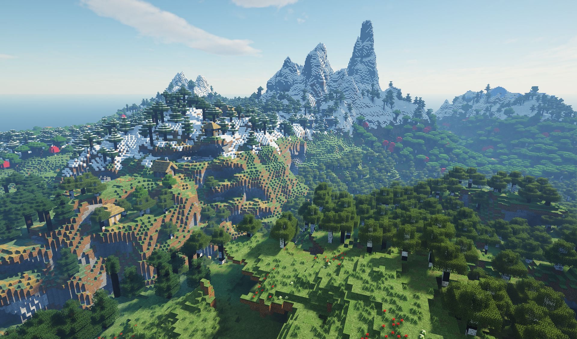 Minecraft biomes (Image via u/Jereaux on Reddit)