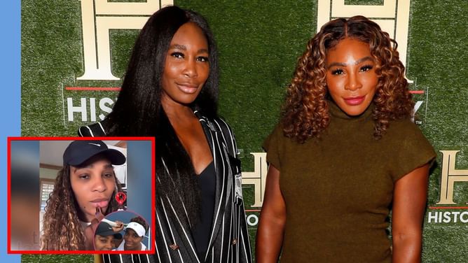 Watch: Serena Williams jokes about stealing from sister Venus' house