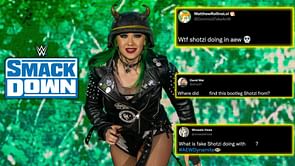 "Wtf Shotzi doing in AEW" - Wrestling world perplexed at WWE SmackDown Superstar's doppelganger in attendance during major star's Dynamite segment