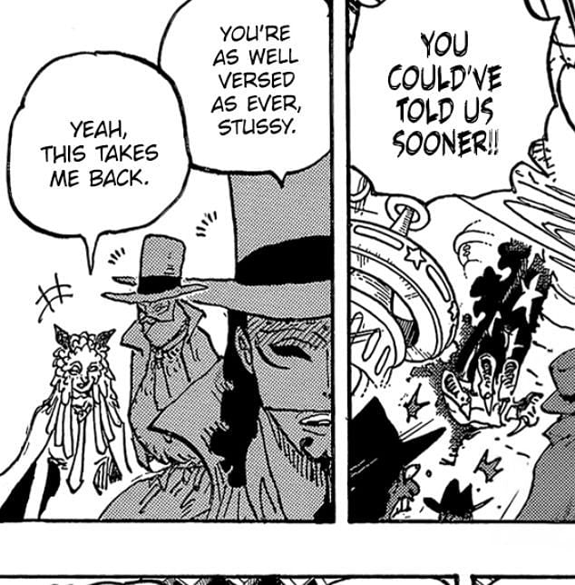 Did One Piece chapter 1070 reveal that Stussy was a member of MADS?