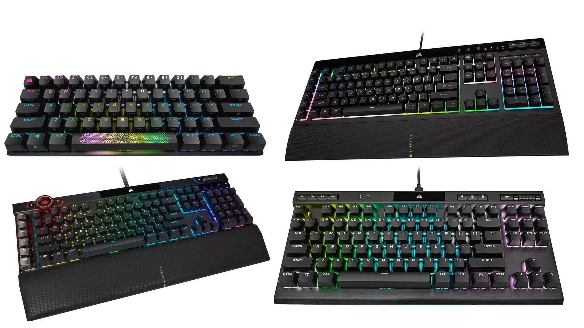 Some of the best Corsair keyboards (Image via Sportskeeda)