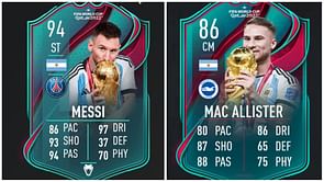 FIFA 23: Argentina World Cup cards, including Messi and Mac Allister, receive stunning new dynamic images with iconic trophy