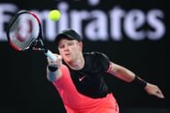 Edmund at the 2018 Australian Open.