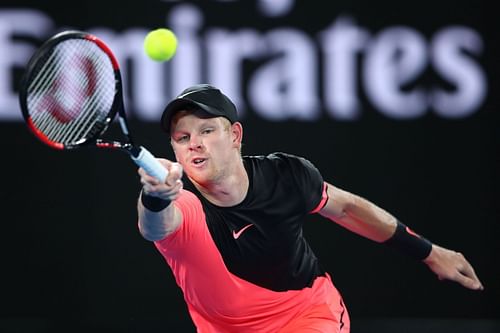 Edmund at the 2018 Australian Open.