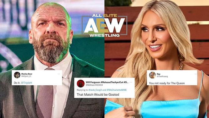 "Do it Triple H" - Wrestling fans go nuts after top female AEW star teases a dream match against WWE Superstar Charlotte Flair