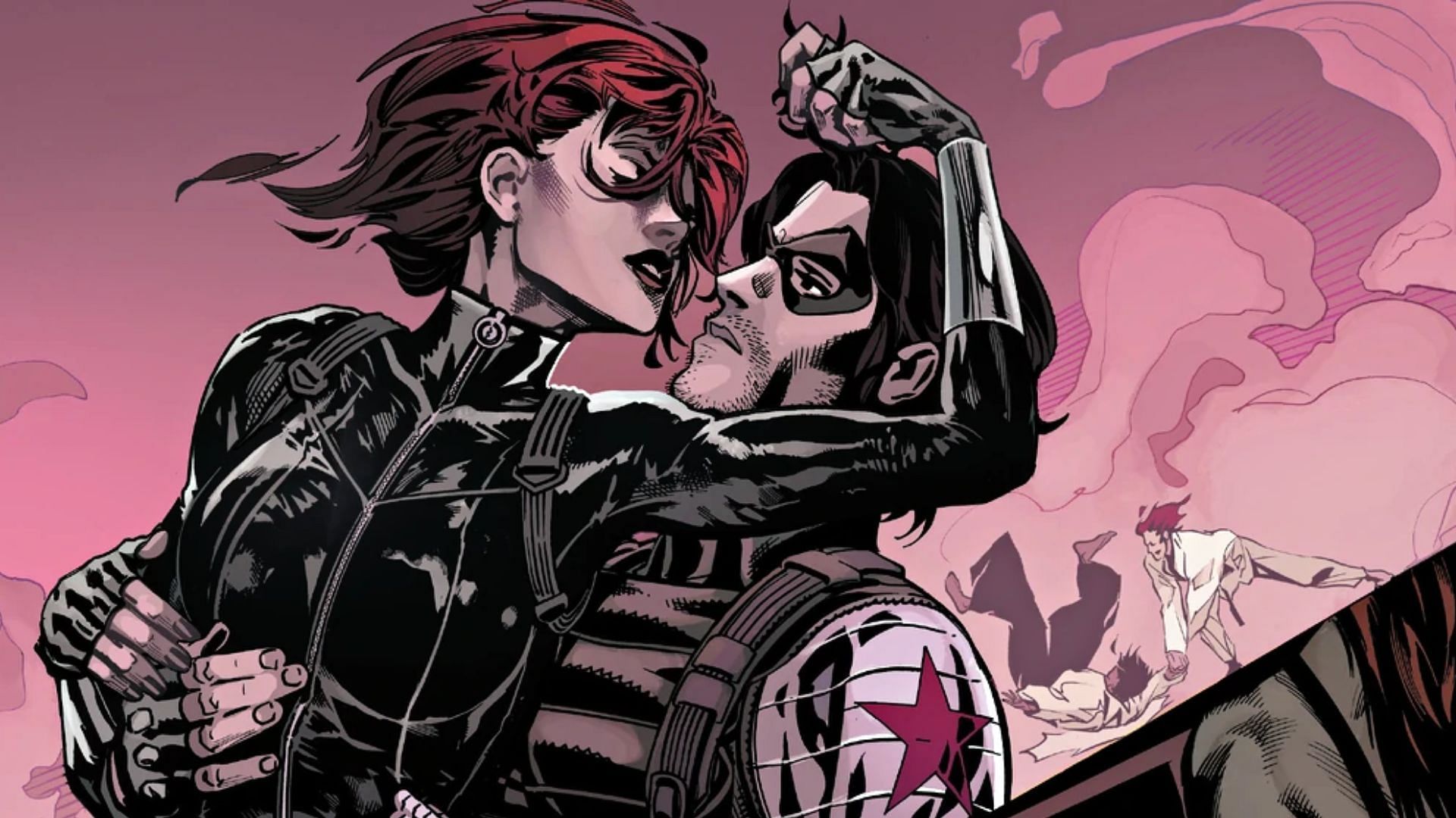 Black Widow and Winter Soldier in Marvel Comics (Image via Web of Black Widow #2)