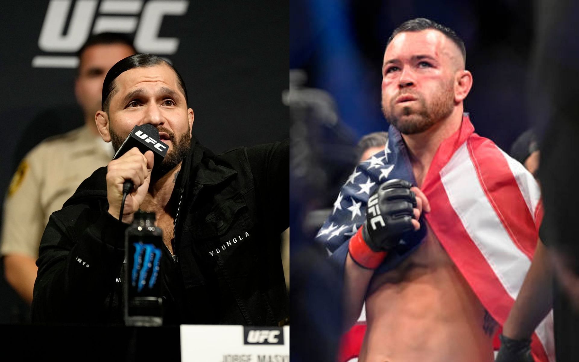 Jorge Masvidal (left) and Colby Covington (right)