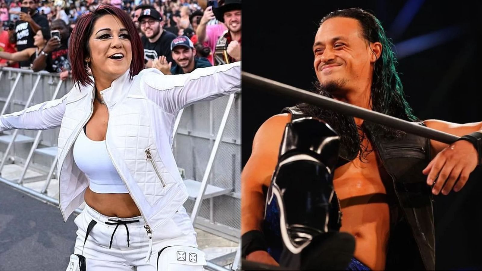 Which current AEW star has Bayley dated in real life?