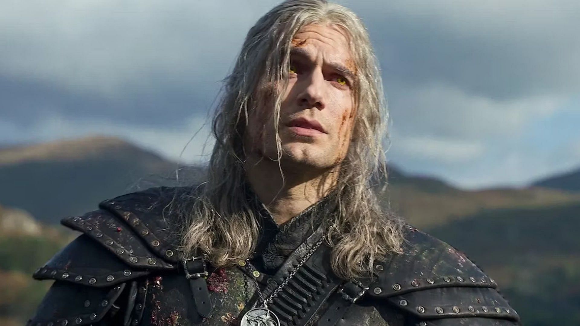 Henry Cavill as Geralt of Rivia in The Witcher (Image via Netflix)