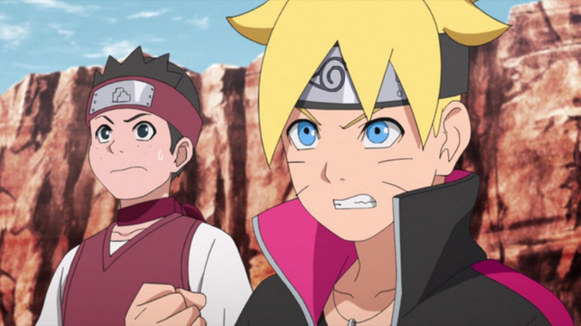 Boruto and Shamocchi (Image via Studio Pierrot)