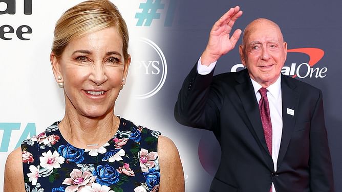 Chris Evert sings praises of American broadcasting legend Dick Vitale as he receives standing ovation on his return after cancer diagnosis