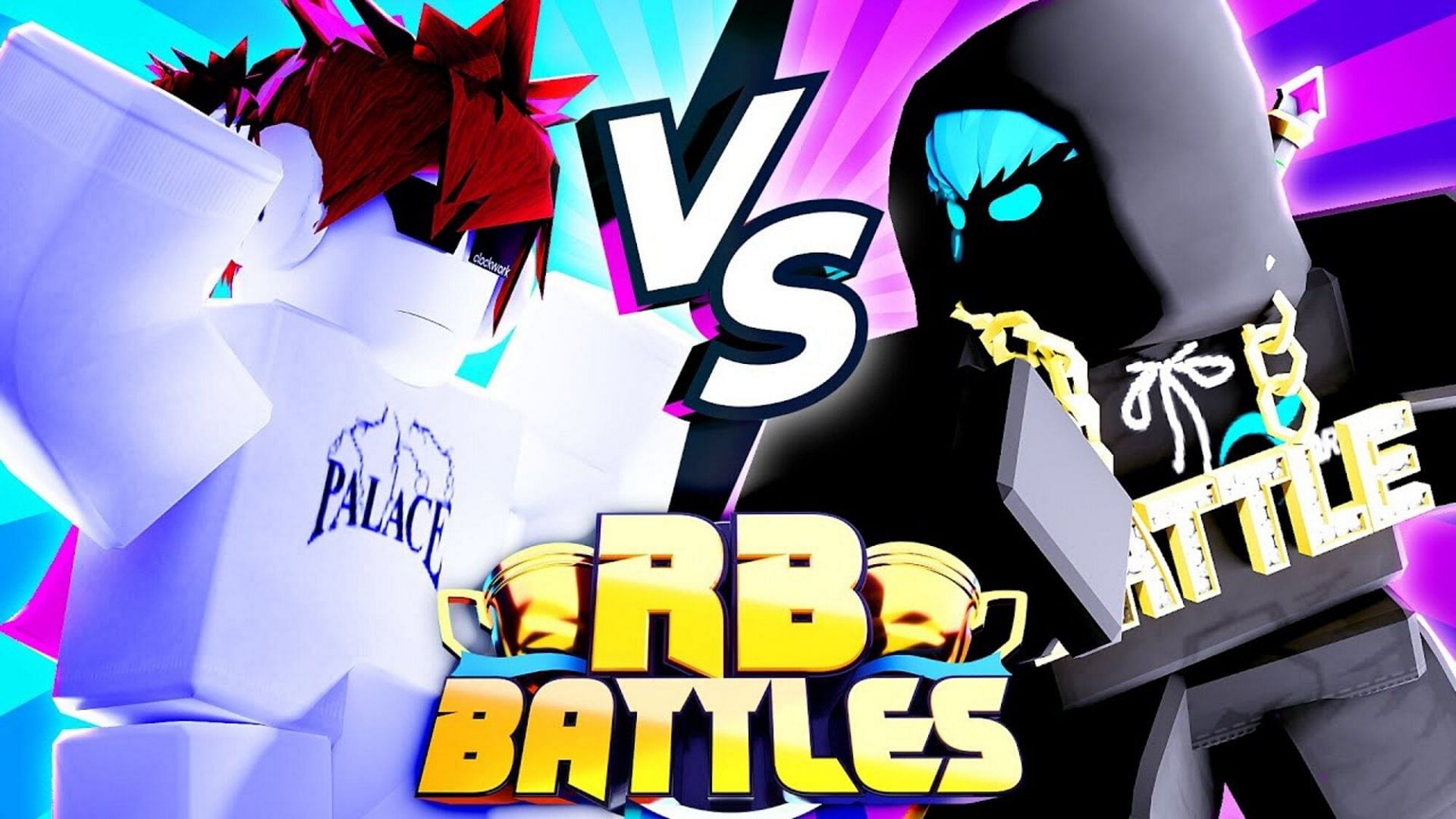 Featured matchup between TanqR and PinkLeaf  (Image via Roblox Battles/YouTube)