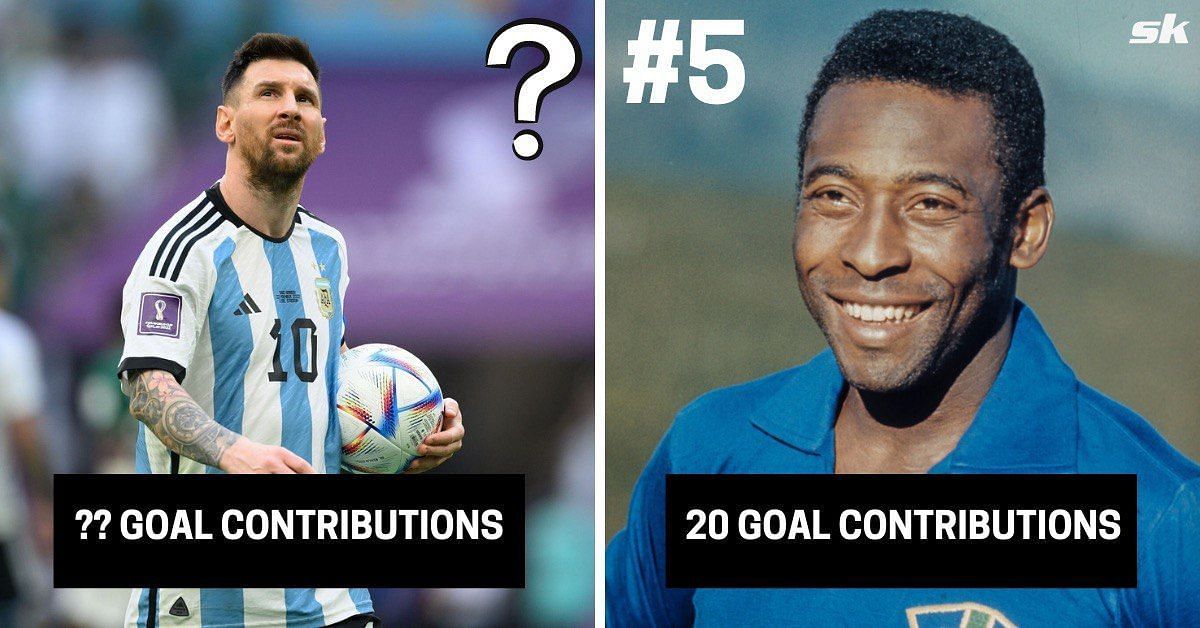 In picture: Lionel Messi (left) | Pele (right)