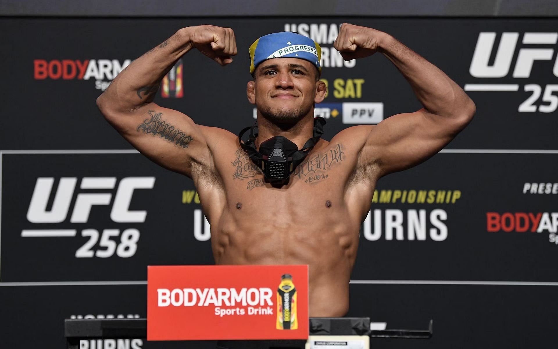 Gilbert Burns thinks his upcoming opponent should have the BMF title